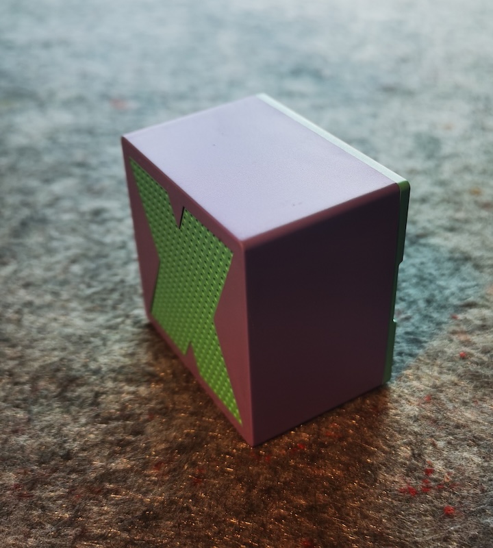 AI assistant speaker with a modern and compact design